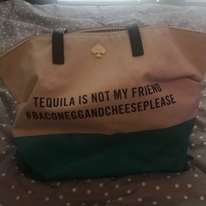 Kate Spade canvas tote